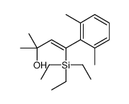 4-(2,6-dimethylphenyl)-2-methyl-4-triethylsilylbut-3-en-2-ol Structure