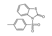 3-(4-methylphenyl)sulfonyl-1,3-benzothiazol-2-one结构式