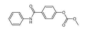 4-methoxycarbonyloxy-benzoic acid anilide Structure