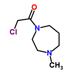 2-Chloro-1-(4-methyl-1,4-diazepan-1-yl)ethanone Structure