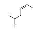 5,5-difluoropent-2-ene Structure