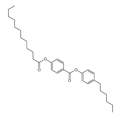 (4-hexylphenyl) 4-dodecanoyloxybenzoate Structure