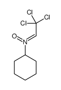 2,2,2-trichloro-N-cyclohexylethanimine oxide Structure