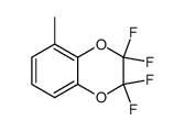 1,4-Benzodioxin, 2,2,3,3-tetrafluoro-2,3-dihydro-5-methyl Structure