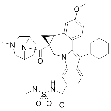 Beclabuvir Structure