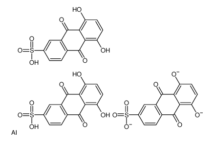 aluminium tris[9,10-dihydro-5,8-dihydroxy-9,10-dioxoanthracene-2-sulphonate] picture