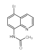 N-(5-溴-8-喹啉基)乙酰胺结构式