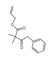 allyl 2,2-dimethyl-3-oxo-4-phenylbutanoate Structure