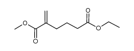 6-ethyl 1-methyl 2-methylenehexanedioate Structure