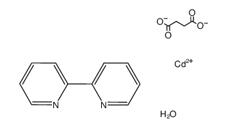 [Cd(2,2'-bipyridine)(succinate)(H2O)]n Structure