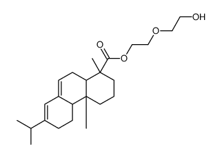 (1R)-1,2,3,4,4a,4bα,5,6,10,10aα-Decahydro-1,4aβ-dimethyl-7-(1-methylethyl)-1α-phenanthrenecarboxylic acid 2-(2-hydroxyethoxy)ethyl ester Structure