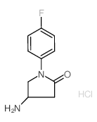 4-amino-1-(4-fluorophenyl)pyrrolidin-2-one(SALTDATA: HCl)结构式