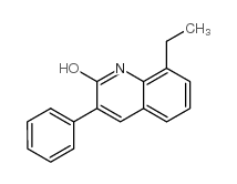 8-ETHYL-3-PHENYL-2-QUINOLINOL structure