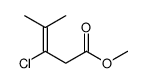 methyl 3-chloro-4-methylpent-3-enoate Structure