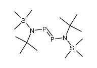 (E)-N1,N2-di-tert-butyl-N1,N2-bis(trimethylsilyl)diphosphene-1,2-diamine Structure