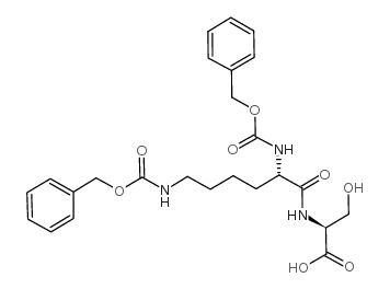 Z-Lys(Z)-Ser-OH结构式