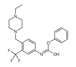 Phenyl {4-[(4-ethyl-1-piperazinyl)methyl]-3-(trifluoromethyl)phen yl}carbamate Structure