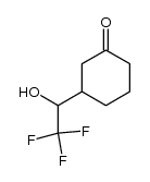 3-(2,2,2-trifluoro-1-hydroxyethyl)cyclohexanone Structure