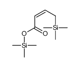 TRIMETHYLSILYL 4-TRIMETHYLSILYLCROTONATE Structure