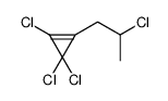 1,3,3-trichloro-2-(2-chloropropyl)cyclopropene结构式