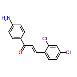 (2E)-1-(4-Aminophenyl)-3-(2,4-dichlorophenyl)-2-propen-1-one结构式