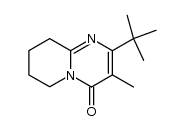 3-methyl-2-t-butyl-6,7,8,9-tetrahydro-4H-pyrido[1,2-a]pyrimidin-4-one Structure