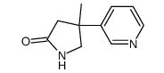 4-methyl-4-pyridin-3-ylpyrrolidin-2-one Structure