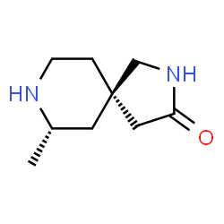 trans-7-Methyl-2,8-diazaspiro[4.5]decan-3-one structure