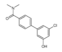 4-(3-chloro-5-hydroxyphenyl)-N,N-dimethylbenzamide Structure