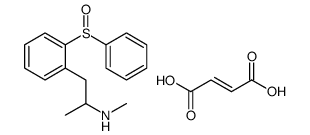 1-[2-(benzenesulfinyl)phenyl]-N-methylpropan-2-amine,(E)-but-2-enedioic acid Structure