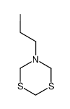 5-propyl-5,6-dihydro-4H-1,3,5-dithiazine结构式