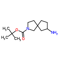 7-氨基-2-氮杂螺[4.4]壬烷-2-羧酸叔丁脂结构式