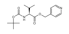 picolyl N-Boc-L-valinate Structure