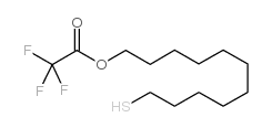 11-sulfanylundecyl 2,2,2-trifluoroacetate Structure