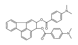 [3-[4-(dimethylamino)benzoyl]oxy-2,3-dihydrofluoranthen-2-yl] 4-(dimethylamino)benzoate Structure