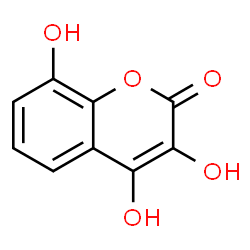 2H-1-Benzopyran-2-one, 3,8-trihydroxy picture