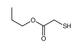 Mercaptoacetic acid propyl ester Structure