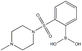 2-(4-甲基哌嗪-1-基磺酰)苯基硼酸图片