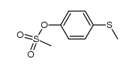 4-(methylthio)phenyl methanesulfonate结构式