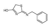 2-苄基氨基噻唑-4-酮结构式