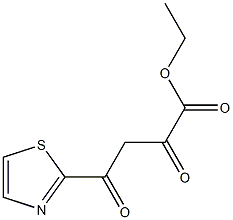 2,4-Dioxo-4-thiazol-2-yl-butyric acid ethyl ester结构式