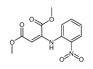 dimethyl 2-(2-nitroanilino)but-2-enedioate Structure