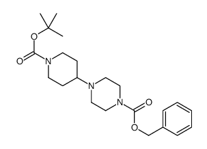 BENZYL 4-(1-(TERT-BUTOXYCARBONYL)PIPERIDIN-4-YL)PIPERAZINE-1-CARBOXYLATE structure