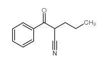 2-BENZOYLVALERONITRILE structure