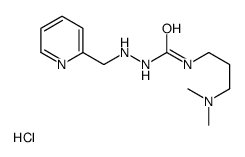 1-[3-(dimethylamino)propyl]-3-(pyridin-2-ylmethylamino)urea,hydrochloride Structure