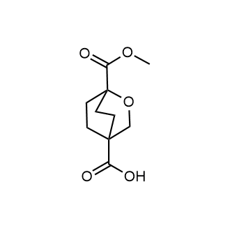 1-(甲氧基羰基)-2-氧杂双环[2.2.2]辛烷-4-羧酸结构式