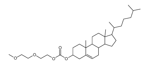 Carbonic acid cholest-5-en-3β-yl=2-(2-methoxyethoxy)ethyl ester Structure