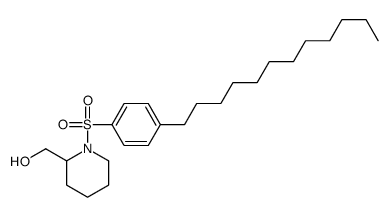 [1-(4-dodecylphenyl)sulfonylpiperidin-2-yl]methanol Structure