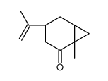 (1S,3R,6R)-6-methyl-3-prop-1-en-2-ylbicyclo[4.1.0]heptan-5-one Structure