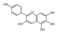 Aurantinidin chloride Structure